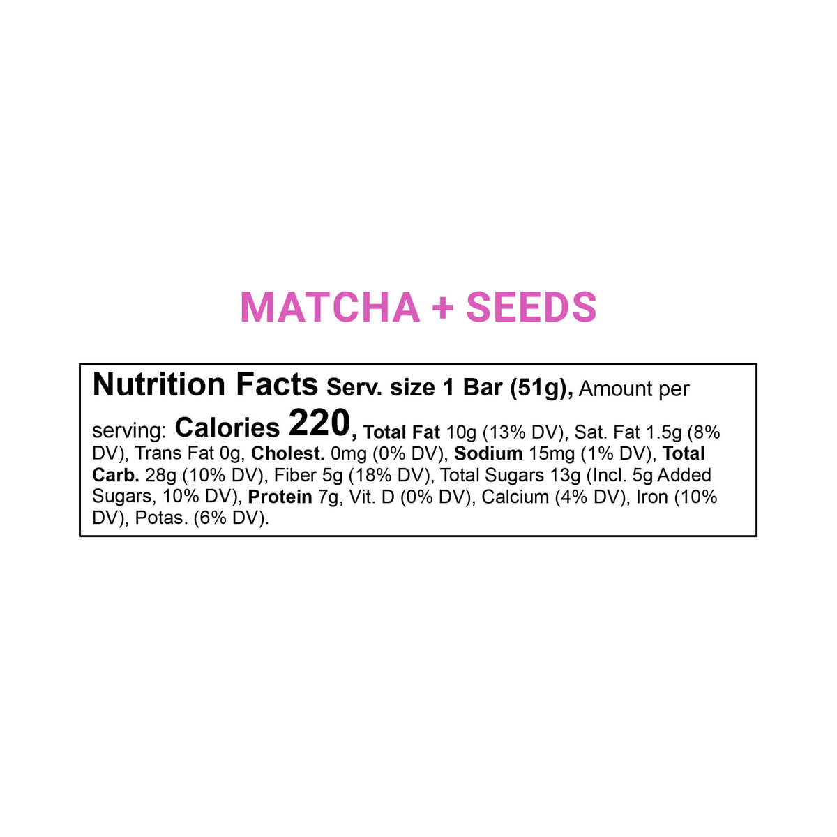 Matcha + Seeds