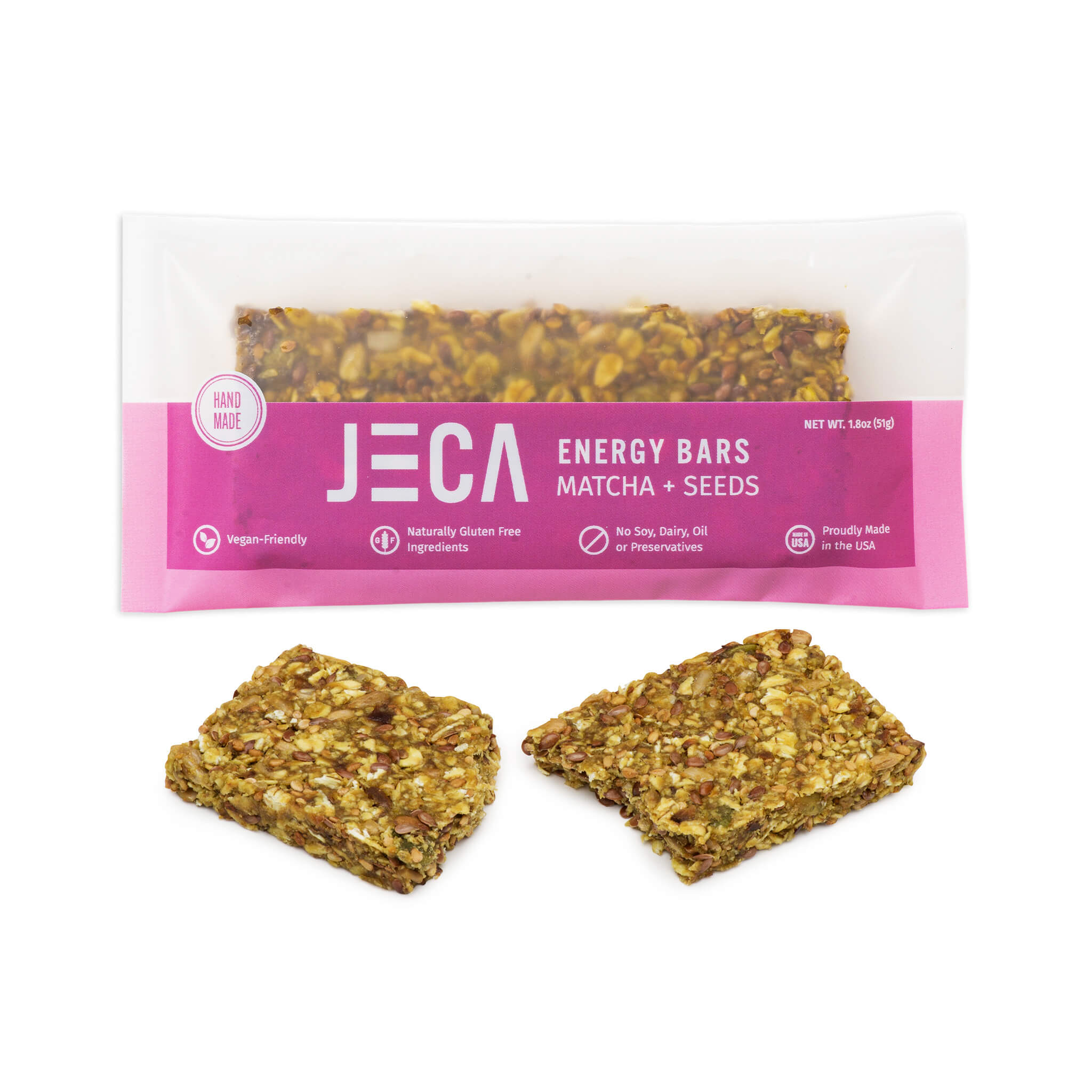 JECA Matcha + Seeds Energy Bar - JECA Energy Bars